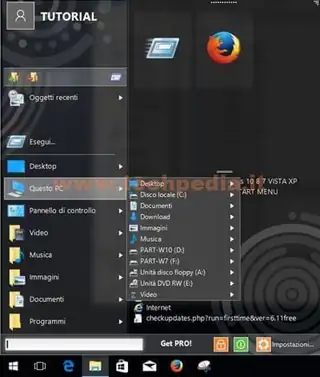 START MENU X 113 START MENU 10